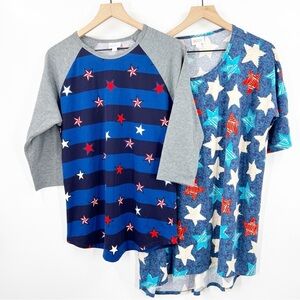 Lularoe Patriotic Shirt Bundle